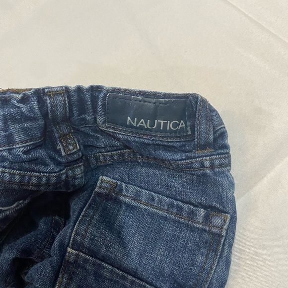 Nautica Toddler Boy Dark Jeans Size 2T expandable waist - Picture 3 of 5